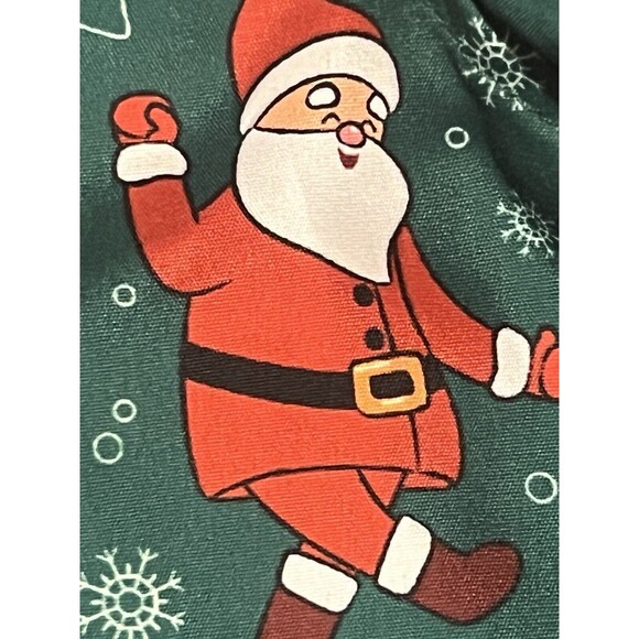 Christmas Dancing Santa Claus Gift Hawaiian Shirt Party Aloha Holiday Beach Med - Picture 10 of 13